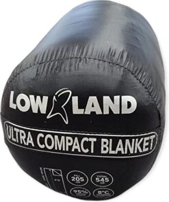 LOWLAND OUTDOOR® Ultra Compact Blanket - Donzen Slaapzak - Gewicht 495g - 210x80 Cm - Comfort Temperatuur +8°C -Buitenkampeerwinkel 1005x1200 3