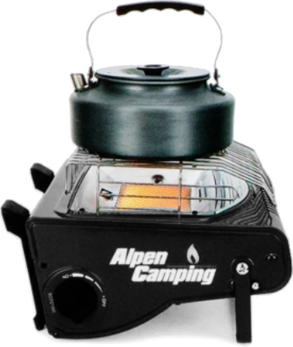 Alpen Camping INKO-TIME - Campingfornuis / Gasfornuis Met Ovenfunctie - Gasverbruik 108g / U 3 Alpen Camping INKO-TIME - Campingfornuis / Gasfornuis Met Ovenfunctie - Gasverbruik 108g / U - Afbeelding 3