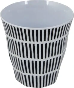 Bo-Camp Servies - Mix & Match - 16 Delig - Zwart/Wit -Buitenkampeerwinkel 1018x1200 2