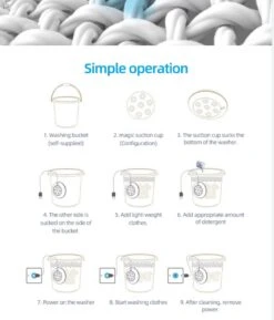 Mini Wasmachine Deluxe - Camping Accessoires - 2KG Wascapaciteit - Inclusief Afstandsbediening 8 Mini Wasmachine Deluxe - Camping Accessoires - 2KG Wascapaciteit - Inclusief Afstandsbediening -Buitenkampeerwinkel 1026x1200 2