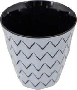 Bo-Camp Servies - Mix & Match - 16 Delig - Zwart/Wit -Buitenkampeerwinkel 1027x1200 1