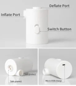 Flextail Gear Luchtbed Pomp Max Pump 2020 - Elektrische Luchtpomp Pomp Luchtbed 3600 MAh - Luchtbedpomp Oplaadbaar - Oranje -Buitenkampeerwinkel 1053x1200 5