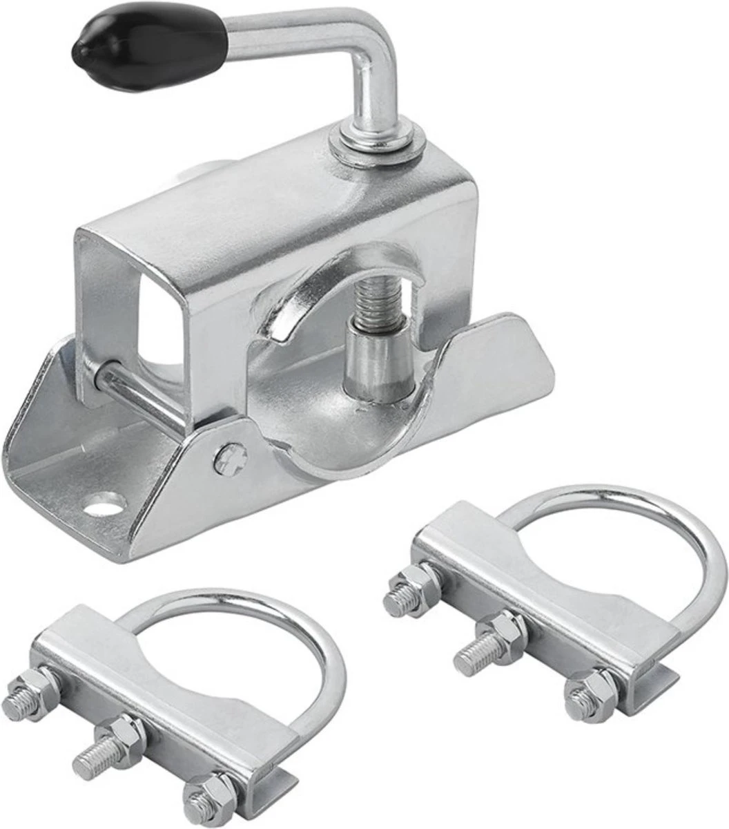 PROPLUS Pro Plus Klem Voor Neuswielen Of Steunpoten Ø 48 Mm - Met U-Beugel 60/70 Mm - 2 Stuks 7 PROPLUS Pro Plus Klem Voor Neuswielen Of Steunpoten Ø 48 Mm - Met U-Beugel 60/70 Mm - 2 Stuks - Afbeelding 7