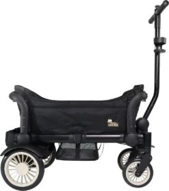 Deryan Luxe Sandy Bolderkar - Duo Buggy - Tandem Buggy - Opvouwbaar - Inklapbare Bolderwagen - Duo Kinderwagen - Zwart -Buitenkampeerwinkel 1061x1200 4