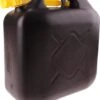 Dunlop Jerrycan 20 Liter - Benzine En Water - UN-Gecertificeerd Voor Gevaarlijke Vloeistoffen - Incl. Trechter/Benzineslang - Zwart/Geel