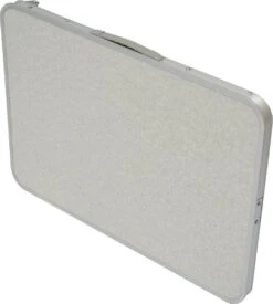 Alu Campingtafel 70x55cm - Inklapbbar Kampeertafel - Picknicktafel Licht Vouwtafel Klaptafel Grijs -Buitenkampeerwinkel 1076x1200