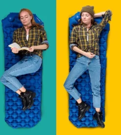 TRVLMORE Slaapmat - Zelfopblazend - 1 Persoons - Ingebouwde Pomp En Kussen - Blauw -Buitenkampeerwinkel 1076x1200 5