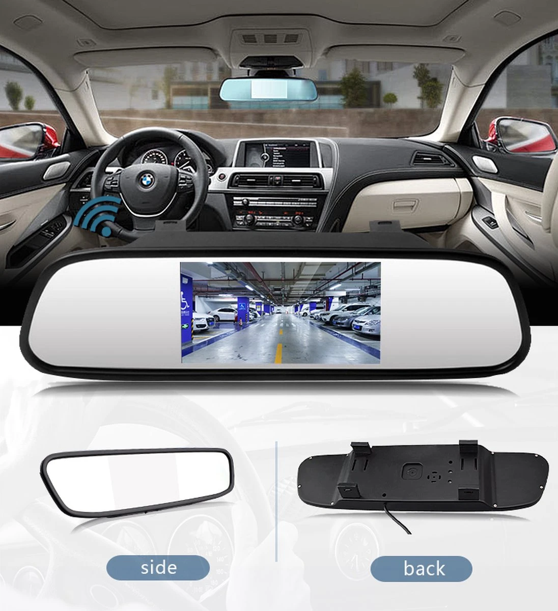 Achteruitkijk Spiegel Voor Achteruitrij Camera | CTX-890 1 Achteruitkijk Spiegel Voor Achteruitrij Camera | CTX-890