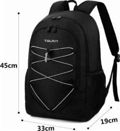 Koeltas Rugzak (25L) - Geschikt Voor 28 Blikjes - Lunchtas Voor Dames En Heren - Zwart -Buitenkampeerwinkel 1101x1200 1