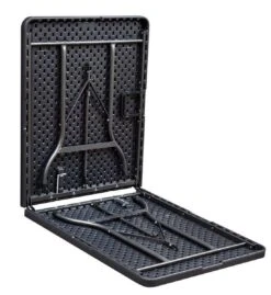 ERRO Vouwtafel - Wickerlook - 180x74cm - Zwart -Buitenkampeerwinkel 1102x1200 1