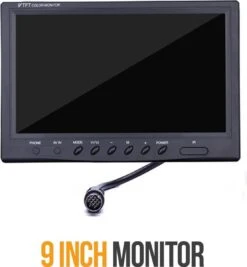 Strex Achteruitrijcamera Set Bedraad Met 4 Camera's (tegelijk Bekijken) - 9" Scherm - 18LED Nachtzicht 15m - IP67 Waterdicht - Achteruitrij Camera -Buitenkampeerwinkel 1110x1200 4