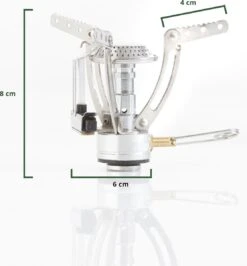 MacGyver Gasbrander Mini RVS - Camping Kookstel - Kookbrander - 10 Cm - Elektronische Ontsteking -Buitenkampeerwinkel 1113x1200 6