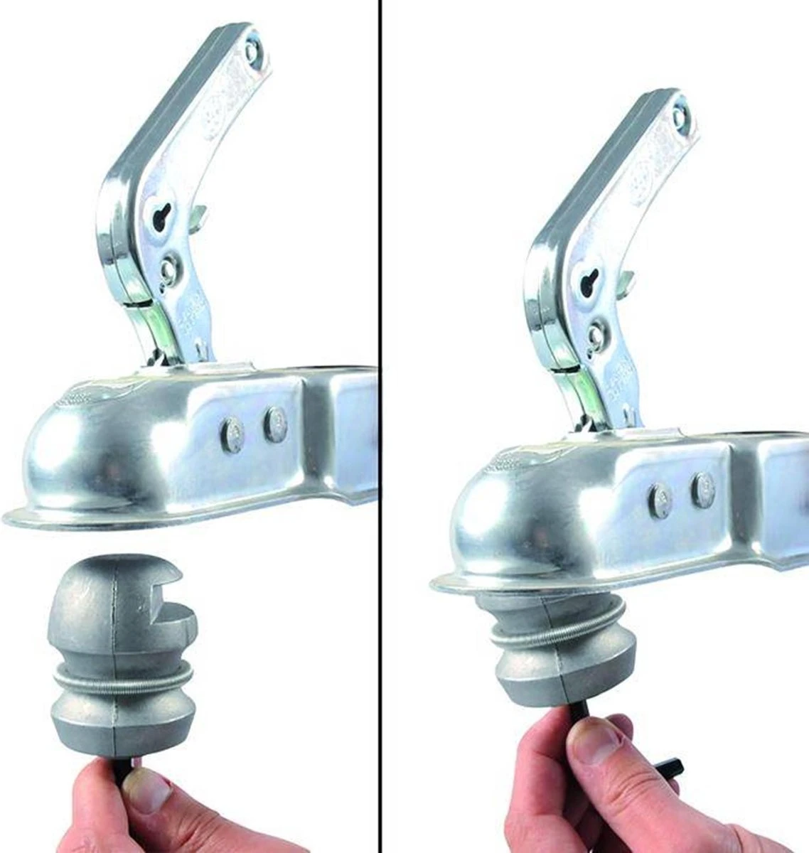 Benson Disselslot - Kogel Model - Geschikt Voor 50mm Ø Disselkoppeling 2 Benson Disselslot - Kogel Model - Geschikt Voor 50mm Ø Disselkoppeling - Afbeelding 2