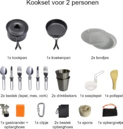 Hikr® Camping Pannenset - Complete 22-delige Kookset - Lichtgewicht - Kookgerei Servies - Outdoor - BPA-vrij - Keukengerei Set -Buitenkampeerwinkel 1144x1200 5
