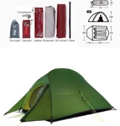 Cloud Up 3 Upgraded - Naturehike® - Tent 3 Persoons - Lichtgewicht Tent - Incl. Grondzeil - 20D 4000MM - Outdoor Kampeertent - Waterdicht - Hiking & Wandelen 18 Cloud Up 3 Upgraded - Naturehike® - Tent 3 Persoons - Lichtgewicht Tent - Incl. Grondzeil - 20D 4000MM - Outdoor Kampeertent - Waterdicht - Hiking & Wandelen -Buitenkampeerwinkel 1147x1200 2
