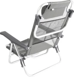 Bo-Camp Beach Chair - Monaco - Aluminium - Grijs -Buitenkampeerwinkel 1149x1200 1