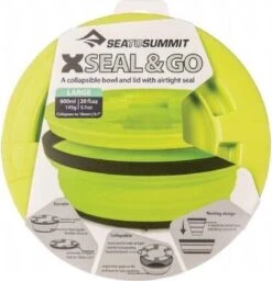 Sea To Summit X-Seal & Go Campingservies Inklapbaar - Schaal - Large - Lime -Buitenkampeerwinkel 1157x1200 1