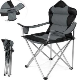 Sens Design Campingstoel - Kampeerstoel - Opvouwbaar - Grijs -Buitenkampeerwinkel 1160x1200