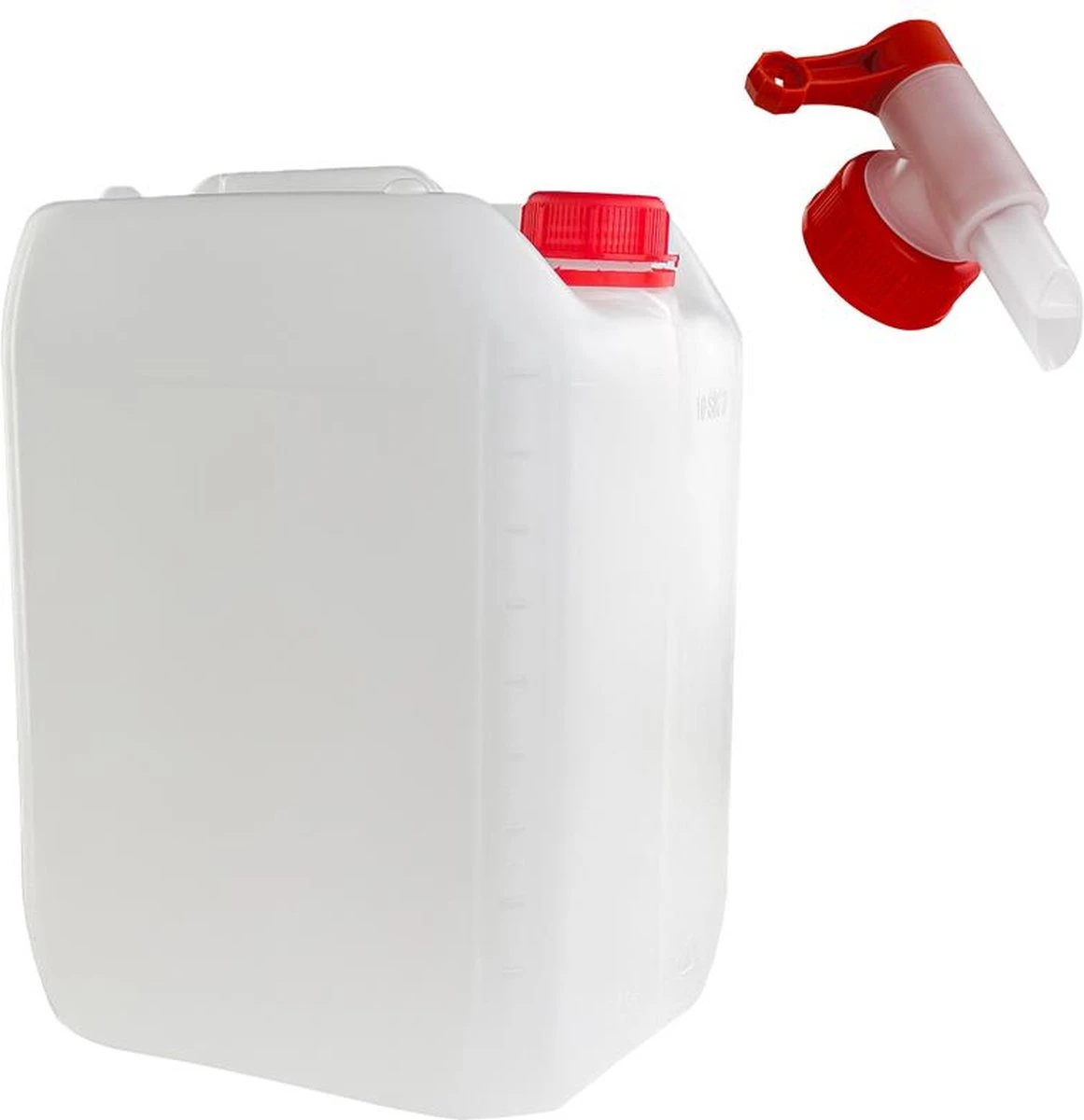 Jerrycan Met Kraantje 10 Liter - Watertank BPA-vrij - Geschikt Voor Drinkwater 1 Jerrycan Met Kraantje 10 Liter - Watertank BPA-vrij - Geschikt Voor Drinkwater