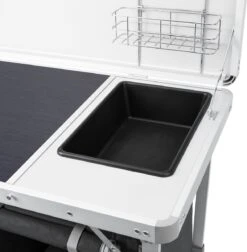 Campart Campingkeuken KI-0757 – Complete Keuken En Campingkast – Opvouwbaar En Inclusief Draagtas - Grijs -Buitenkampeerwinkel 1175x1200