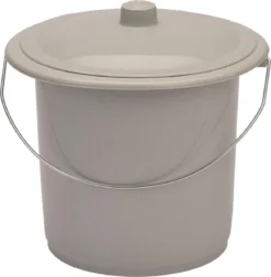 Toiletemmer | Wc Emmer Met Deksel - 5L.