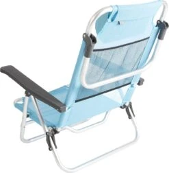 Bo-Camp Beach Chair - Monaco - Aluminium - Blauw -Buitenkampeerwinkel 1176x1200