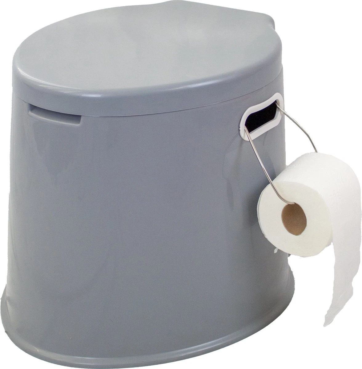 NordFalk Draagbaar Campingtoilet 6 Liter - Camping Toilet Met Binnenemmer - Incl. Deksel En Rolhouder 2 NordFalk Draagbaar Campingtoilet 6 Liter - Camping Toilet Met Binnenemmer - Incl. Deksel En Rolhouder - Afbeelding 2