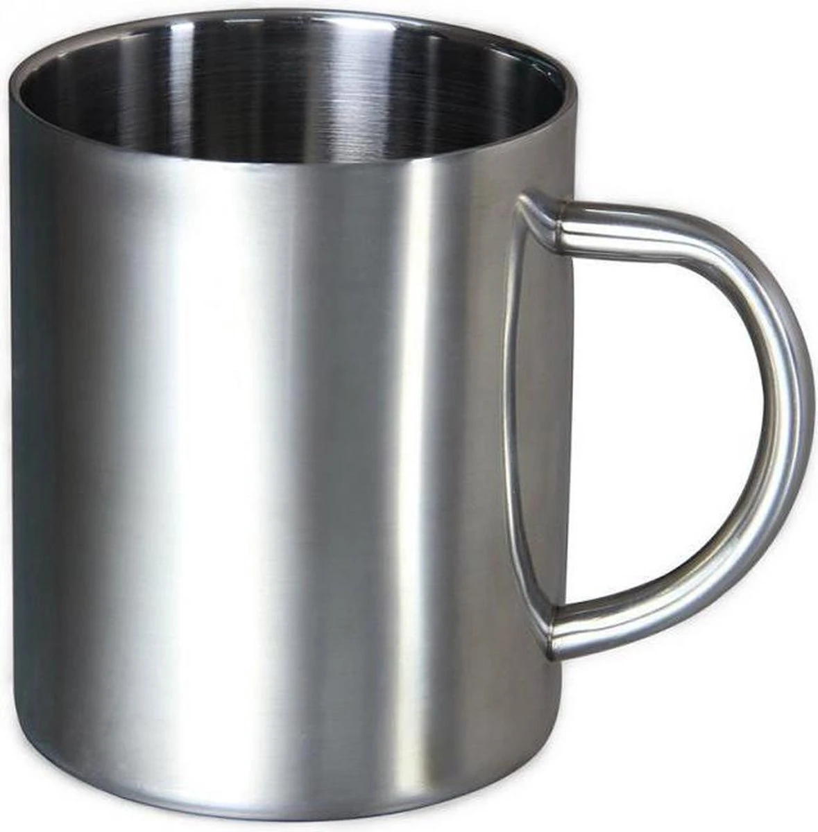 Merkloos RVS Beker - Mok - Koffiebeker - Koffiemok - Reisbeker - Reismok - Dubbelwandig - Roestvrij Staal 1 Merkloos RVS Beker - Mok - Koffiebeker - Koffiemok - Reisbeker - Reismok - Dubbelwandig - Roestvrij Staal