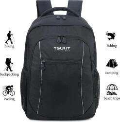 Koelrugtas - 23L - Wandelrugzak - Dagrugzak - Outdoor Rugzak - Dames & Heren - Zwart -Buitenkampeerwinkel 1179x1200