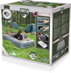Bestway Luchtbed - 2 Personen - PVC/Polyester - Ingebouwde Oplaadbare Pomp - Fortech™ Materiaal - I-Beam Constructie - Ingebouwd Kussen -Buitenkampeerwinkel 1180x1200 8