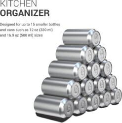 Kwmobile 1x Opvouwbare Houder Voor Flessen En Blikjes - Voor Koelkast En Voorraadkast - Siliconen Flessenhouder In Zwart - 31 X 9,5 X 1 Cm 12 Kwmobile 1x Opvouwbare Houder Voor Flessen En Blikjes - Voor Koelkast En Voorraadkast - Siliconen Flessenhouder In Zwart - 31 X 9,5 X 1 Cm -Buitenkampeerwinkel 1184x1200 4