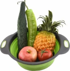 Merkloos Inklapbare Vergiet - Opvouwbaar - Groot - Blauw - Siliconen -Buitenkampeerwinkel 1186x1200 3