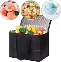 Merkloos 2 Stuks Geïsoleerde Koeltas Met Bodemplaat - Zwart 17 Merkloos 2 Stuks Geïsoleerde Koeltas Met Bodemplaat - Zwart -Buitenkampeerwinkel 1187x1200 1