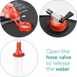 Navaris Campingdouche Op Zonne-energie - 20 Liter - Verwarmbare Camping Douchezak Met Douchekop, Slang En Kraan - Ideaal Voor Reizen En Kamperen -Buitenkampeerwinkel 1191x1200 10