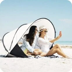 Deryan Luxe Pop Up Strandtent XXL - Anti-UV 50+ - Cream -Buitenkampeerwinkel 1196x1200 4