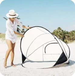 Deryan Luxe Pop Up Strandtent XXL - Anti-UV 50+ - Cream -Buitenkampeerwinkel 1196x1200 6