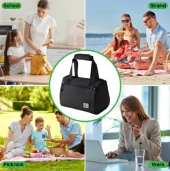 Brisby 4 Laags Geïsoleerde Koeltas - Lunchtas 10 Liter - Zwart -Buitenkampeerwinkel 1197x1200 18