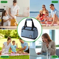 Brisby 4 Laags Geïsoleerde Koeltas - Lunchtas 10 Liter - Zigzag Blauw 10 Brisby 4 Laags Geïsoleerde Koeltas - Lunchtas 10 Liter - Zigzag Blauw -Buitenkampeerwinkel 1197x1200 24