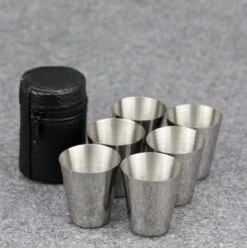 6x Rvs Shot Bekertjes - Borrelglaasjes - Thee/ Koffie Beker - Shotjes Met Leren Case - Bekers 30 ML -Buitenkampeerwinkel 1197x1200 29