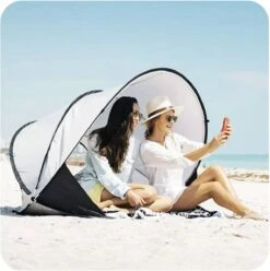 Deryan Luxe Pop Up Strandtent XXL - Anti-UV 50+ - Zilver -Buitenkampeerwinkel 1197x1200 31