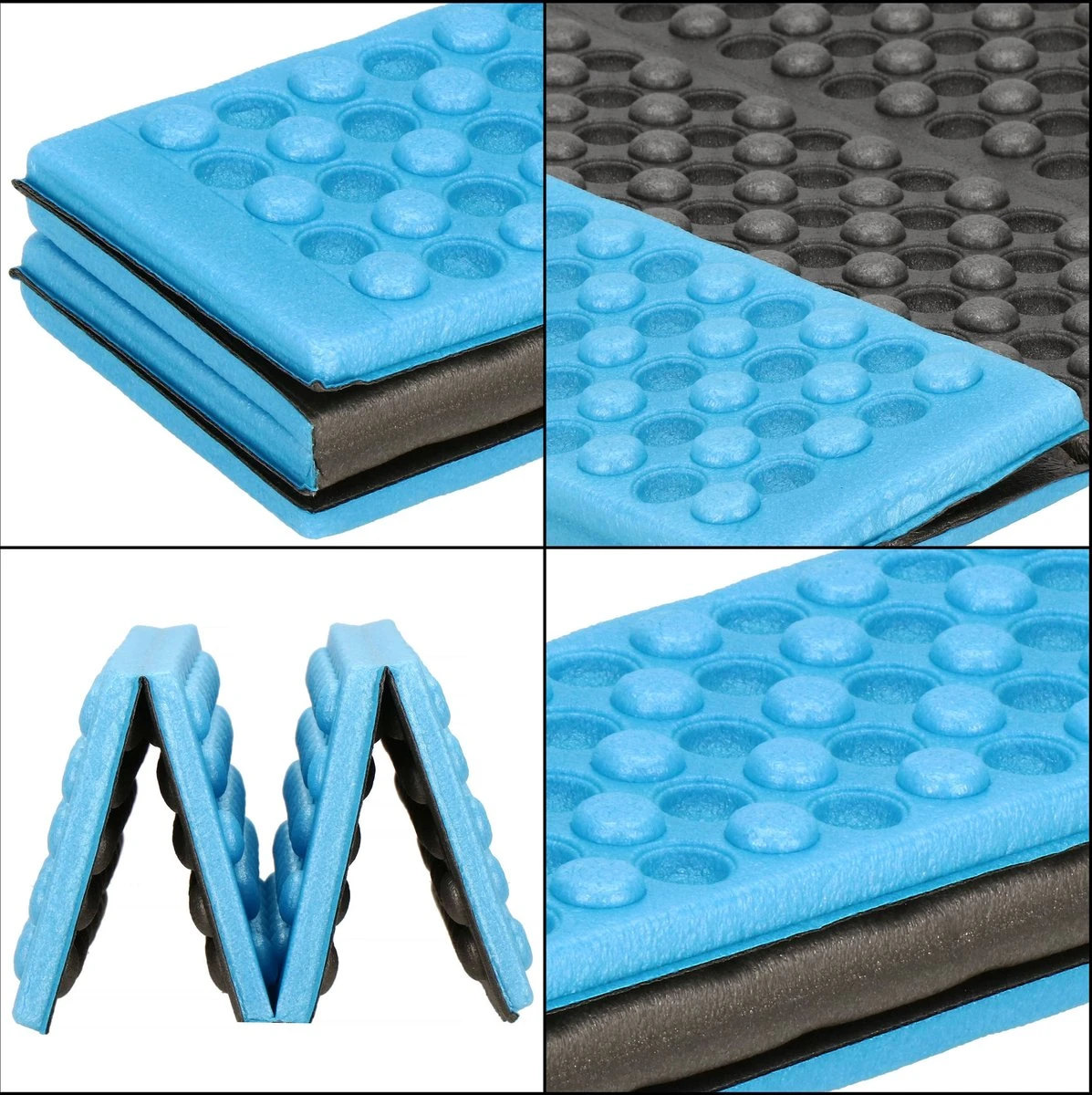 Springos Zitmat | Opvouwbaar Zitmatje | Zitkussen | 28 X 40 X 1 Cm | Blauw 15 Springos Zitmat | Opvouwbaar Zitmatje | Zitkussen | 28 X 40 X 1 Cm | Blauw - Afbeelding 15