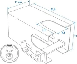 PROPLUS Pro Plus Koppelingsslot Met Discusslot PM - Rood -Buitenkampeerwinkel 1200x1001 2