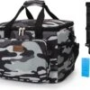 Packaway 4 Laags Geïsoleerde Koeltas - Lunchtas 15 Liter - Camouflage Grijs
