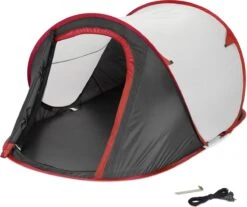 JEMIDI Tweepersoons Pop-up Tent - Opgooitent, Werptent Voor 2 Personen - Ideaal Als Festivaltent Of Kampeertent - Verschillende Kleuren -Buitenkampeerwinkel 1200x1007 1