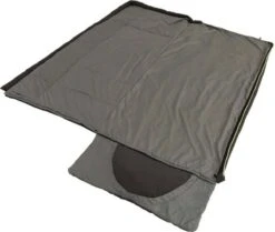 Outwell Slaapzak Contour Rits Links Zwart -Buitenkampeerwinkel 1200x1017