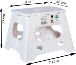 Splendole Opstapje Inklapbaar Caravanopstapje - Opvouwbaar - 120 Kg - 27 Cm Krukje Wit -Buitenkampeerwinkel 1200x1025 4