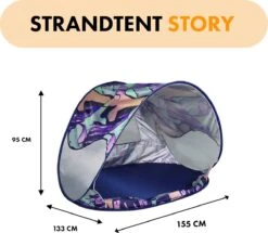 Deryan Luxe Pop Up Strandtent - Anti-UV 50+ - Story -Buitenkampeerwinkel 1200x1045 1