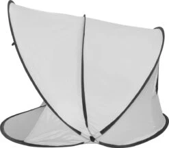 Deryan Luxe Pop Up Strandtent XXL - Anti-UV 50+ - Zilver -Buitenkampeerwinkel 1200x1047 2