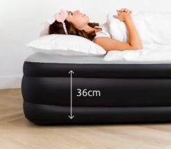 BluMill Luchtbed - 2-persoons - Ingebouwde Pomp - 203x152x36 Cm - Duurzame Keuze -Buitenkampeerwinkel 1200x1047 3