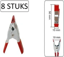 Benson Metalen Veerklem - 50 Mm - 8 Stuks -Buitenkampeerwinkel 1200x1060 1